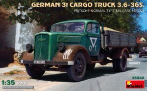 German 3t Cargo Truck 3.6-36S scala 1:35