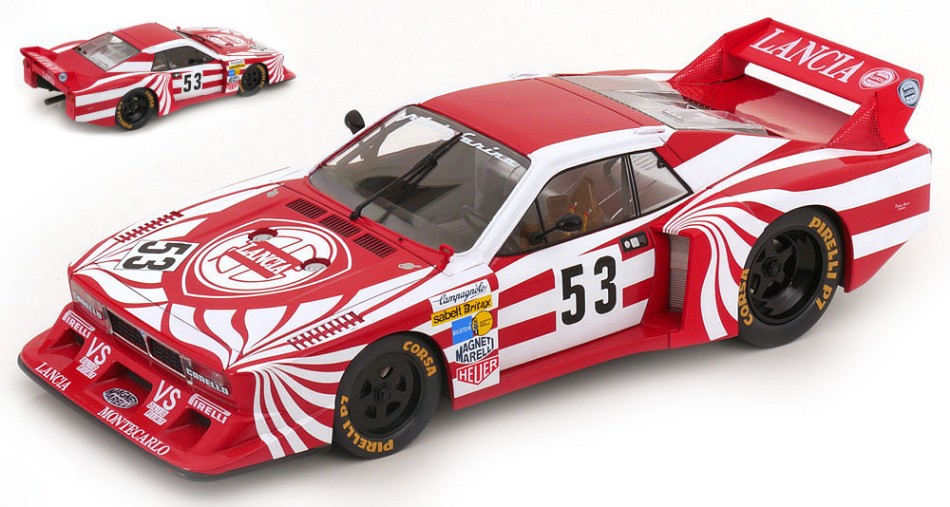Lancia Beta Montecarlo Gr.5 N.53 Silverstone 1980 Patrese/Cheever 1:18 DS Modellismo Lancia Beta Montecarlo Gr.5 scala 1:18