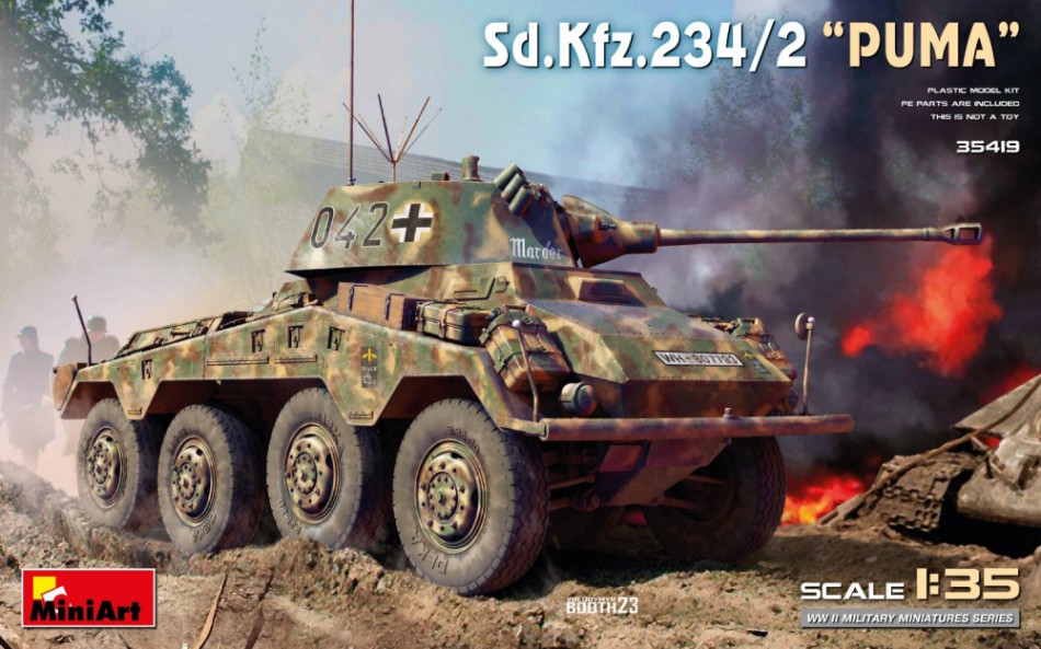 Sd.Kfz.234/2 Puma Interior Kit 1:35 DS Modellismo Sd.Kfz.234/2 Puma Interior Kit scala 1:35