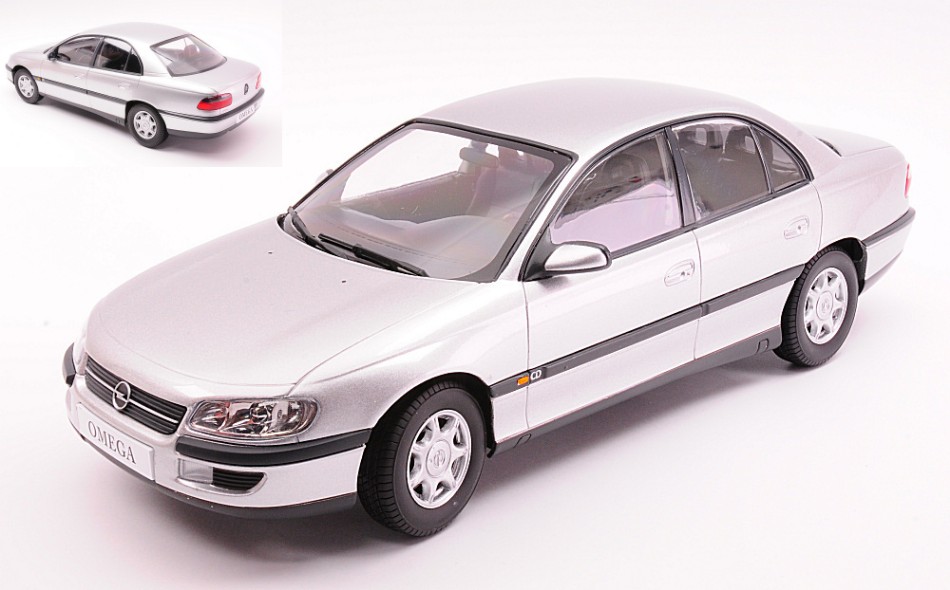 Opel Omega B 1996 Silver 1:18 DS Modellismo Opel Omega B 1996 Silver scala 1:18 Triple 9