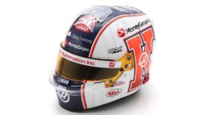 Casco Kevin Magnussen Miami GP scala 1:5