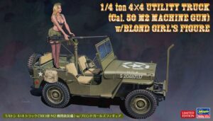 ton 4x4 Truck W/CAL.50 M2 Mach Gun scala 1/4