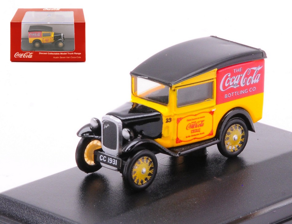 Austin Seven Van Coca Cola 1:76 DS Modellismo Austin Seven Van Coca Cola scala OO 1:76