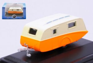 Caravan Orange/Cream scala OO 1:76 Oxford