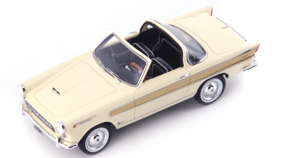 Fiat 1200 Vignale Wonderful 1958 Ivory 1:43 DS Modellismo Fiat 1200 Vignale Wonderful 1958 scala 1:43