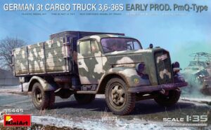 German 3t Cargo Truck 3.6-36S scala 1:35