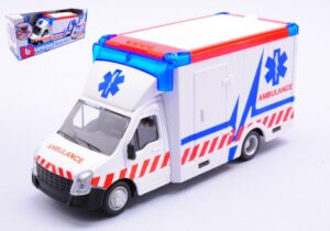Ambulanza C/Lettiga scala 1:50 Burago