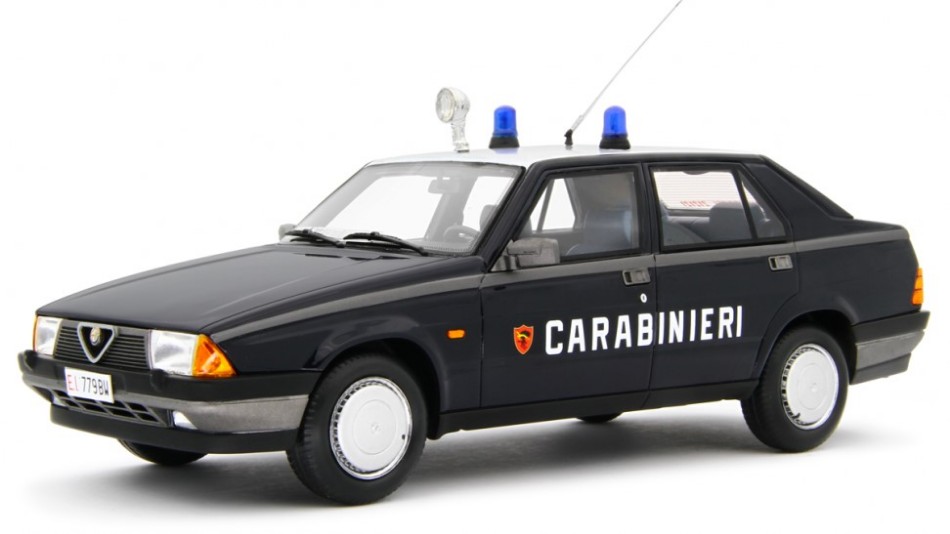 Alfa Romeo 75 1.6-1.8 1985 Carabinieri 1:18 DS Modellismo Alfa Romeo 75 1.6-1.8 1985 scala 1:18