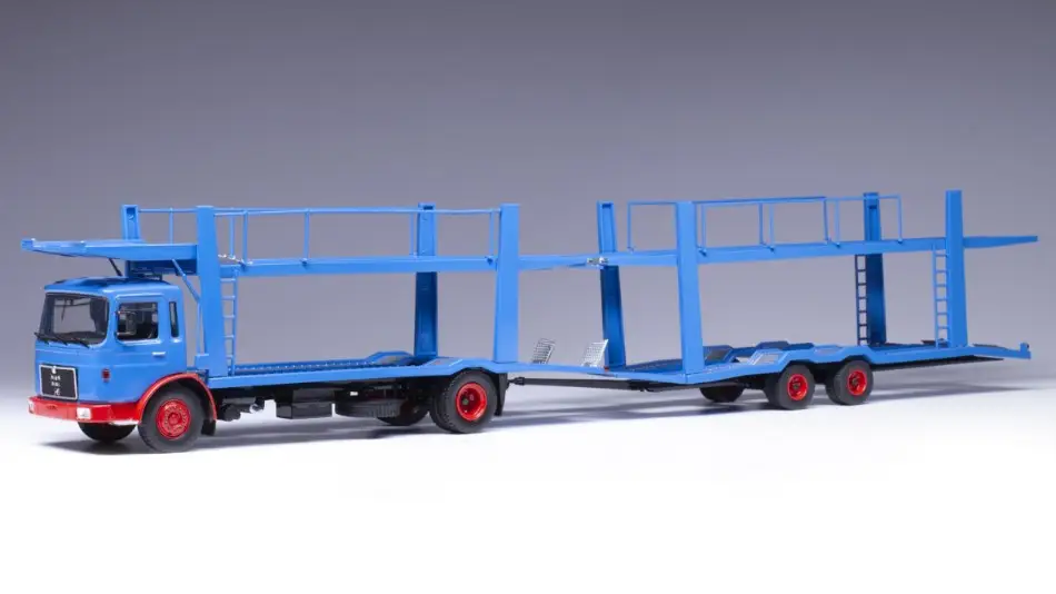 Man Autotransporter 1970 Blue 1:43 DS Modellismo Man Autotransporter 1970 Blue scala 1:43