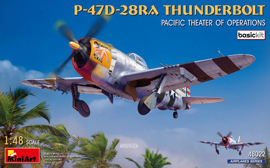 P-47D-28RA Thunderbolt Pacific Theater of Operations Kit 1:48 DS Modellismo P-47D-28RA Thunderbolt Pacific scala 1:48