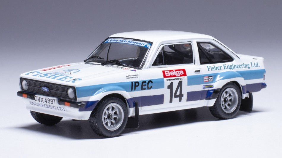 Ford Escort MK II RS 1800 N.14 Haspengouw Rally 1980 Fisher-Frazer DS Modellismo Ford Escort Mk II RS 1800 scala 1:43