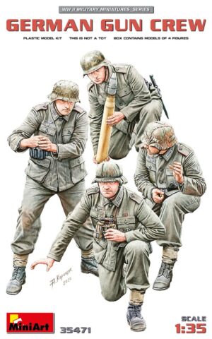 German Gun Crew Kit scala 1:35 Miniart