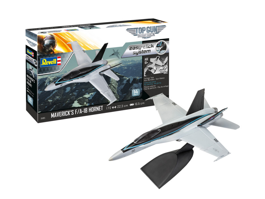 Maverick's F/A-18 Hornet "Top Gun" Model Set Kit 1:72 DS Modellismo Maverick's F/A-18 Hornet "Top scala 1:72