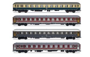 FS Dbns Set 4 Pezzi Carrozze Pack 2 scala H0