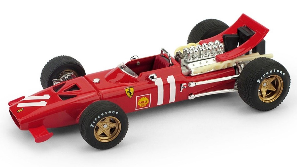 Ferrari Chris Amon 1969 N.11 Montecarlo GP 1:43 DS Modellismo Ferrari Chris Amon 1969 scala 1:43