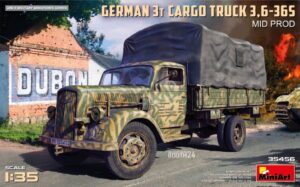 German 3t Cargo Truck 3,6-36S Mid scala 1:35