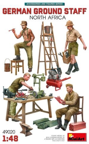 German Ground Staff W/Accessories scala 1:35