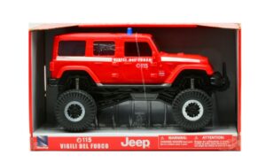 Jeep Sahara Big Wheels Vigili scala 1:18