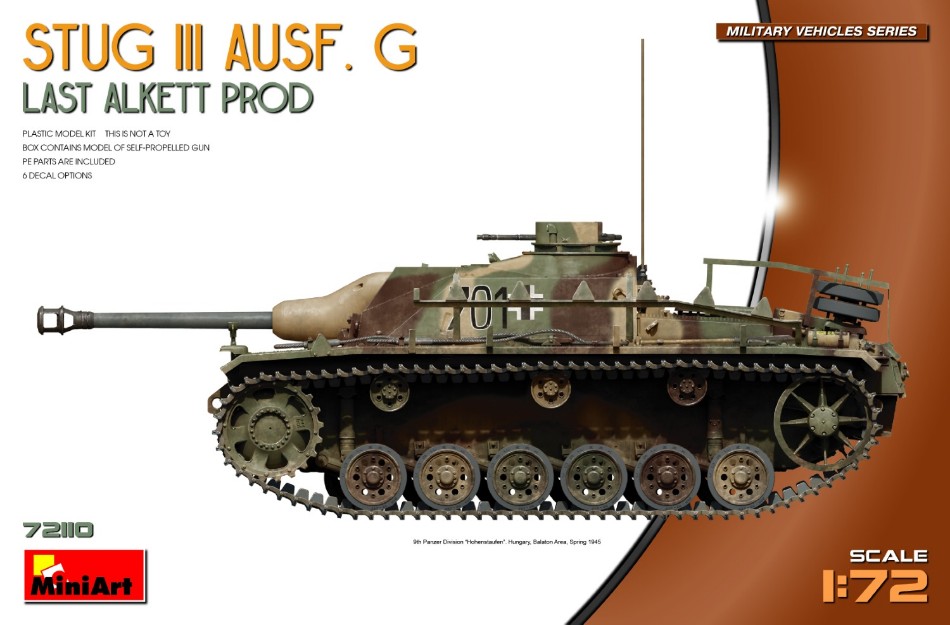 Stug III Ausf.G Last Alkett Prod.Kit 1:72 DS Modellismo Stug III Ausf.G Last Alkett scala 1:72