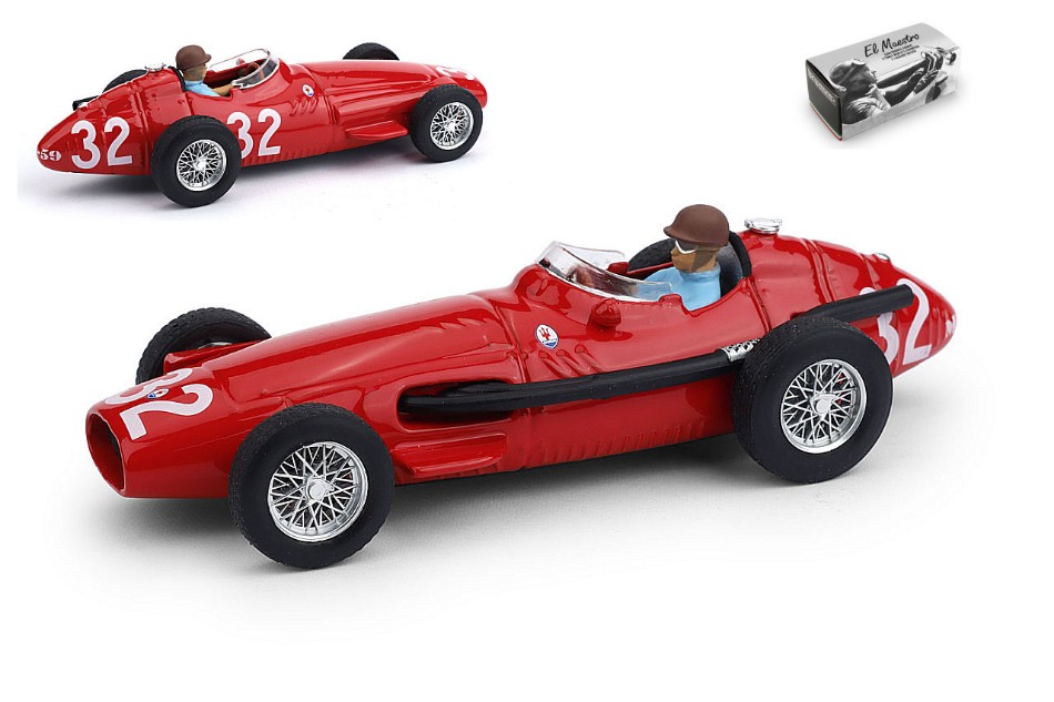 Maserati 250F J.M.Fangio 1957 N.32 Winner Monaco W/Pilote GP 1:43 DS Modellismo Maserati 250F J.M.Fangio 1957 scala 1:43