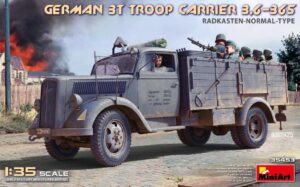 German 3t Troop Carrier 3,6-36S scala 1:35