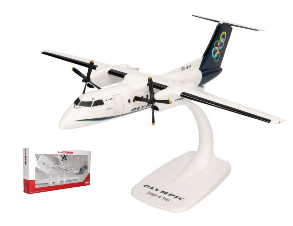 DHC-8-100 Olimpic Air 1:100 DS Modellismo DHC-8-100 Olimpic Air scala 1:100 Herpa