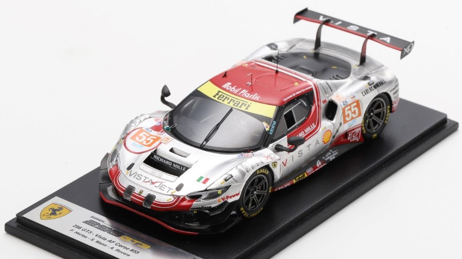 Ferrari 296 GT3 N.55 Le Mans 2024 Heriau-Mann-Rovera 1:43 DS Modellismo Ferrari 296 GT3 Le Mans 2024 scala 1:43