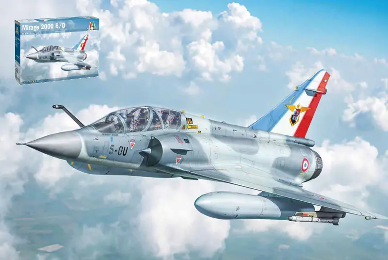 Mirage 2000 D Kit 1:72 DS Modellismo Mirage 2000 D Kit scala 1:72 Italeri