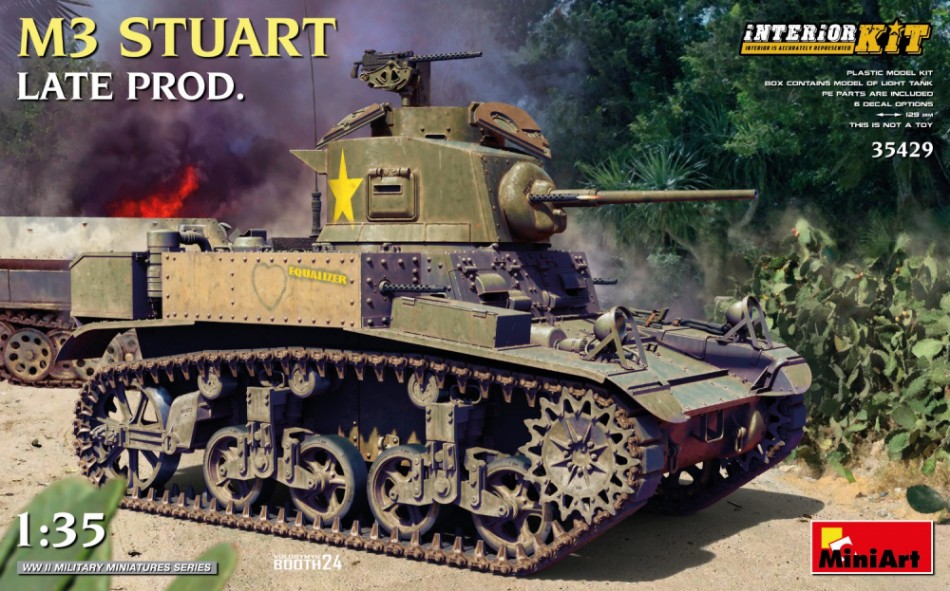 M3 Stuart Late Prod.Interior Kit 1:35 DS Modellismo M3 Stuart Late Prod.Interior Kit scala 1:35