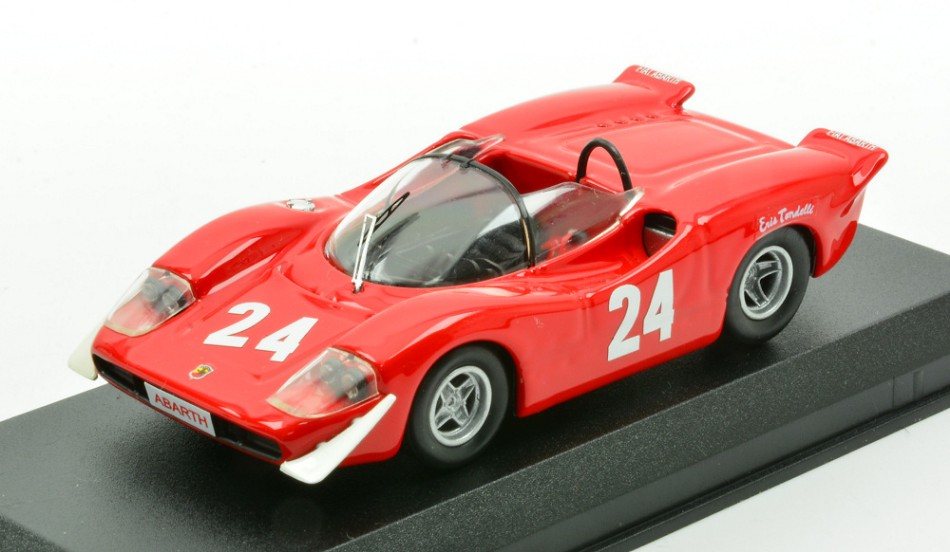 Fiat Abarth 2000 S N.24 Paul Ricards 1968 Eris Tondelli 1:43 DS Modellismo Fiat Abarth 2000 S Paul Ricards scala 1:43