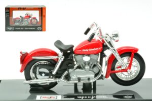 Harley Davidson K Model 1952 Red scala 1:18