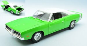 Dodge Charger R/T 1969 Green scala 1:18