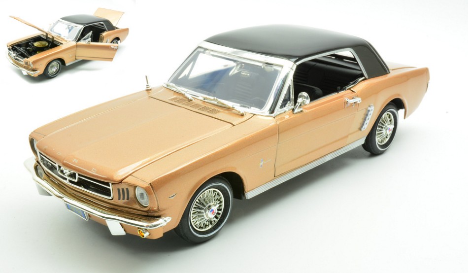 Ford Mustang 1964 Hard Top Gold 1:18 DS Modellismo Ford Mustang 1964 Hard Top Gold scala 1:18