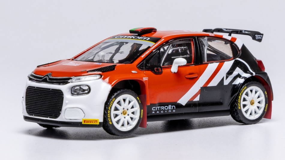 Citroen C3 RALLY2 Fafe Test 2025 Stroll-Pinto DS Modellismo Citroen C3 RALLY2 Fafe Test 2025 scala 1:43