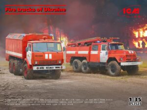 Fire Trucks Ukraine Kit scala 1:35 ICM