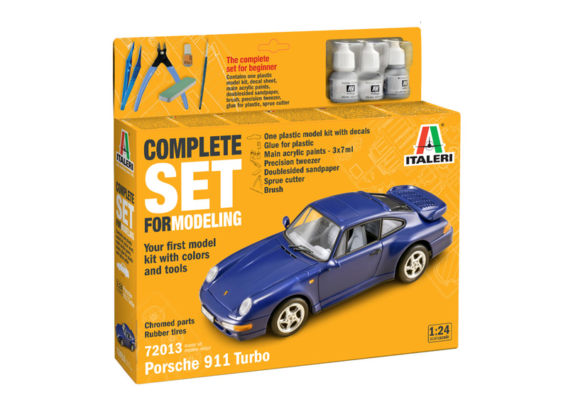 Porsche 911 Turbo Kit 1:24 DS Modellismo Porsche 911 Turbo Kit scala 1:24 Italeri