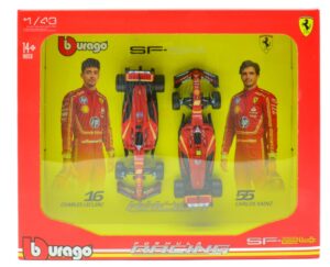Set Scuderia Ferrari 2024 SF-24 scala 1:43