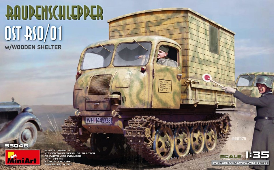 Raupenschlepper OST RSO/01 Kit 1:35 DS Modellismo Raupenschlepper Ost RSO/01 Kit scala 1:35