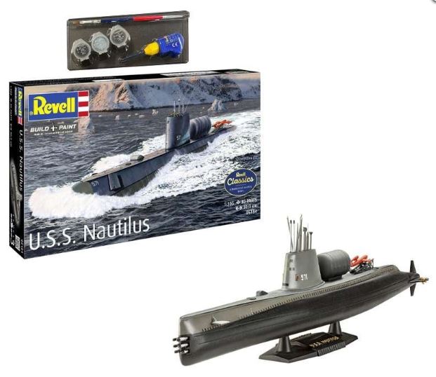 Model Set U.S.S. Nautilus Kit 1:305 DS Modellismo Model Set U.S.S. Nautilus Kit scala 1:305