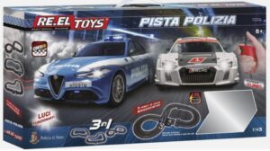 Pista A.R.Giulia Q4 Polizia+Audi scala 1:43