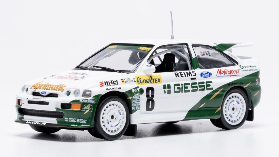 Ford Escort RS Cosworth N.8 Rally Monte Carlo 1994 Thiry-Prevot DS Modellismo Ford Escort RS Cosworth Rally scala 1:43