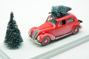 Fiat 1500 Christmas W/Figure scala 1:43