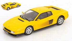 Ferrari Testarossa 1986 Yellow scala 1:18