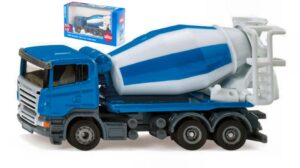 Betoniera Bianco/Blu scala H0 1:87 Siku