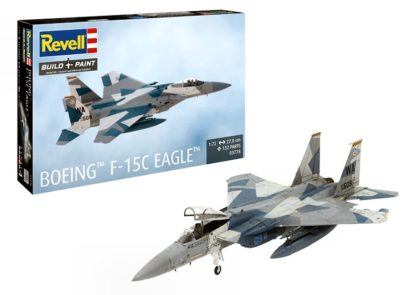 Boeing F-15C Eagle Kit 1:72 DS Modellismo Boeing F-15C Eagle Kit scala 1:72 Revell