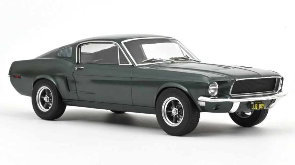 Ford Mustang Fastback 1968 Satin Green Metallic Reproduction 1:12 DS Modellismo Ford Mustang Fastback 1968 Satin scala 1:12