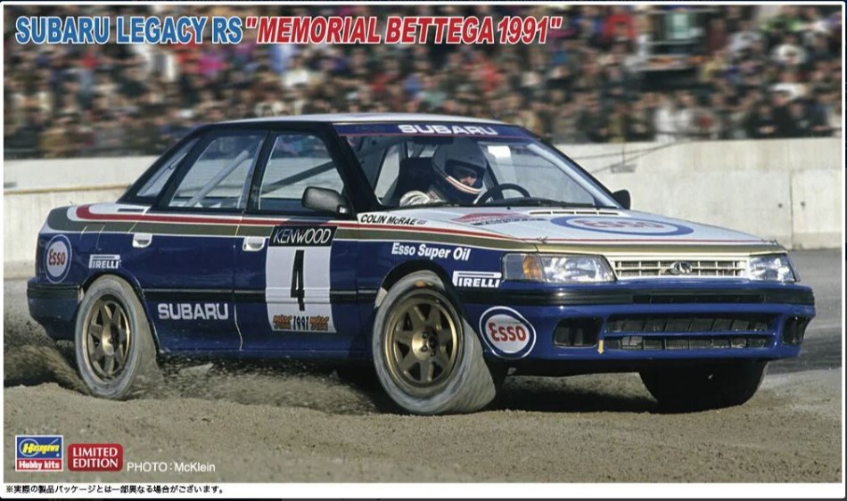 Subaru Legacy RS "Memorial Bettega" 1991 Kit 1:24 DS Modellismo Subaru Legacy RS "Memorial scala 1:24