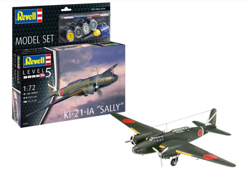 KI-21-IA "Sally" Model Set Kit 1:72 DS Modellismo KI-21-IA "Sally" Model Set Kit scala 1:72