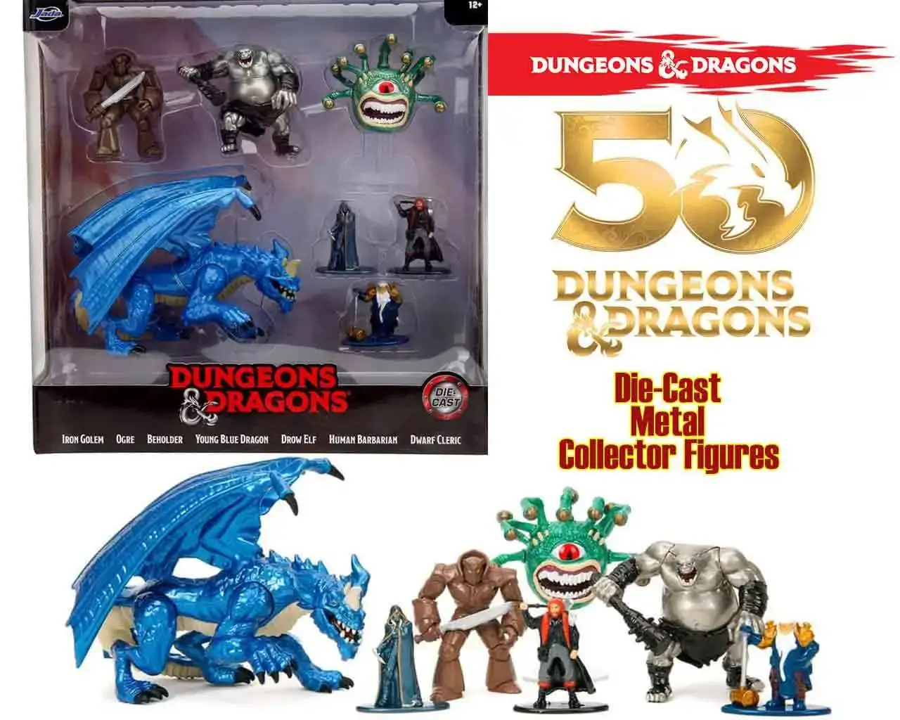 Confezione regalo Dungeons & Dragons Nano in metallo Figures DS Modellismo Confezione regalo Dungeons & Dragons Nano
