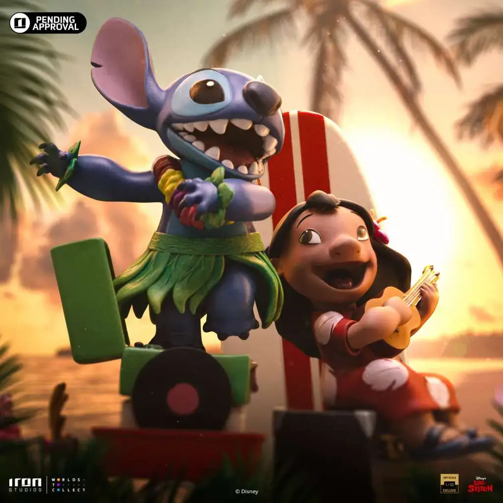 Statua Disney Classics Lilo and Stitch Deluxe 1/10 DS Modellismo Statua Disney Classics Lilo scala 1/10